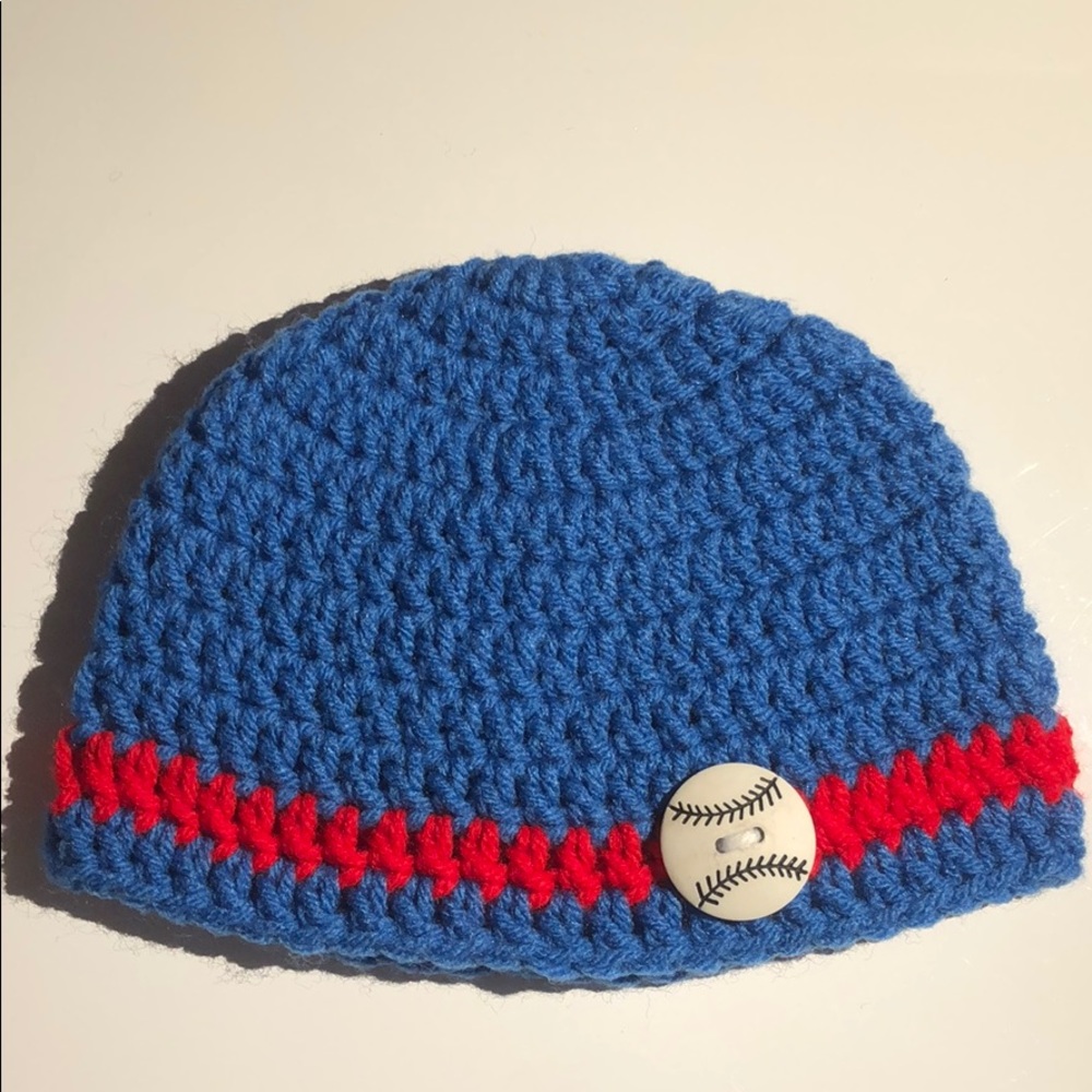 Baseball baby hat photo prop hat